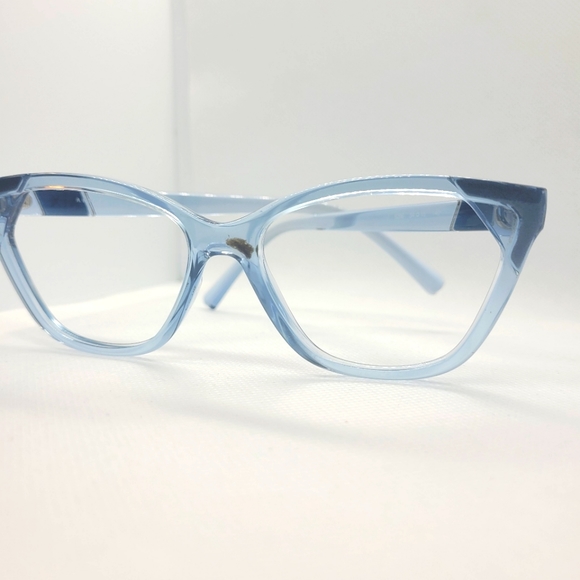 AX Armani Exchange Eyeglasses Frame 53-18-140 Crystal Blue - Picture 1 of 16